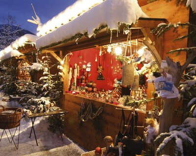 Stand am Christkindlmarkt