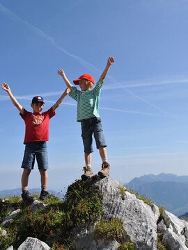 Kinder bei der Zugspitze