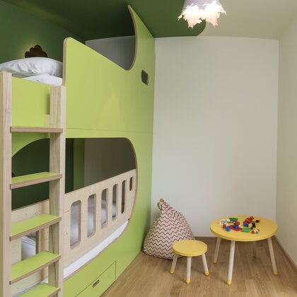 Kinderzimmer mit Stockbett